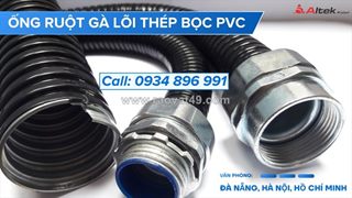 Ống ruột gà lõi thép và phụ kiện phi 16 quảng bình, quảng ngãi, quảng nam