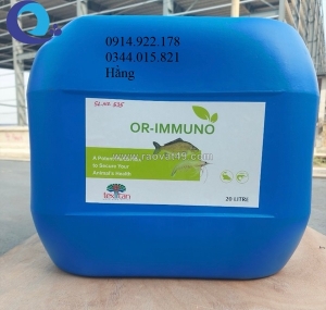 Or immuno, hỗn hợp chiết xuất từ thực vật, giúp tăng cường sức khỏe, miễn dịch cho vật nuôi
