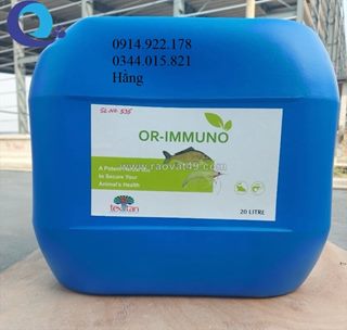 Or immuno, hỗn hợp chiết xuất từ thực vật, giúp tăng cường sức khỏe, miễn dịch cho vật nuôi