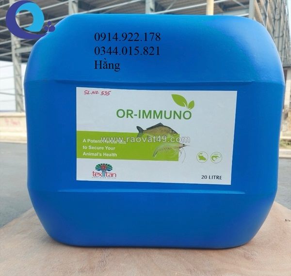Or immuno, hỗn hợp chiết xuất từ thực vật, giúp tăng cường sức khỏe, miễn dịch cho vật nuôi