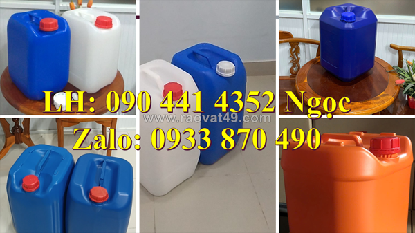 Phân phối can nhựa 30 lít đựng chất lỏng ngành hóa – sinh, can nhựa 25 lít đựng thành phần dược phẩm