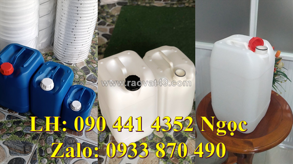 Phân phối can nhựa 30 lít đựng chất lỏng ngành hóa – sinh, can nhựa 25 lít đựng thành phần dược phẩm