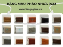 Phào chân tường màu trắng bản 8cm, 9cm, 10cm, 11.5cm