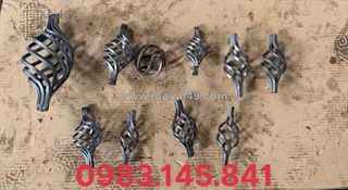 Quả sắt xoắn trang trí cho cổng và hàng rào