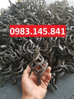 Rọ sắt xoắn tạo nét mềm mại cho sản phẩm sắt