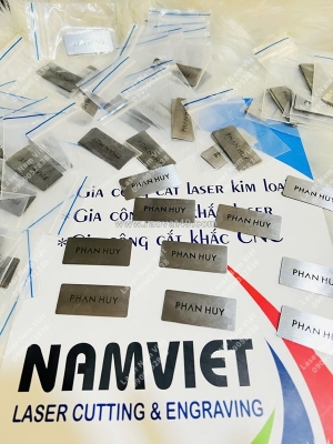 Sản xuất thẻ inox theo yêu cầu - bền đẹp, sang trọng, chuyên nghiệp