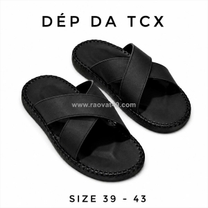 Sỉ dép da nam giá xưởng – mẫu có sẵn