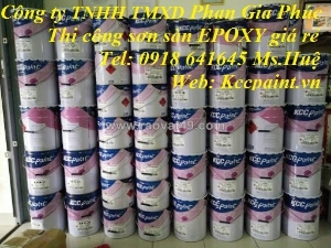 Sơn epoxy kcc et5660 tạo màng sơn cứng, chống bám bụi 09641645 huệ