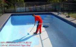 Sơn nền bê tông epoxy kcc et5660 chịu va đập 09641645 huệ