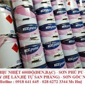 Sơn phủ epoxy kcc et5660 chuyên dùng cho nhà máy 09641645 huệ
