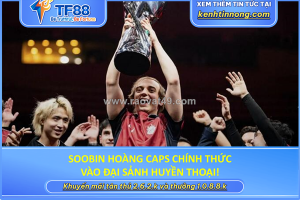 Soobin hoàng... à nhầm, “midking” caps chính thức vào đại sảnh huyền thoại!