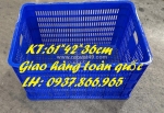Sọt nhựa nguyên sinh cao 36, sọt cao 36, sọt nhựa dùng trong kho lạnh