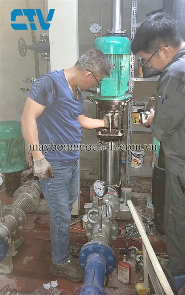 Sửa chữa máy bơm trục đứng ở hà nội chuyên nghiệp, nhanh chóng