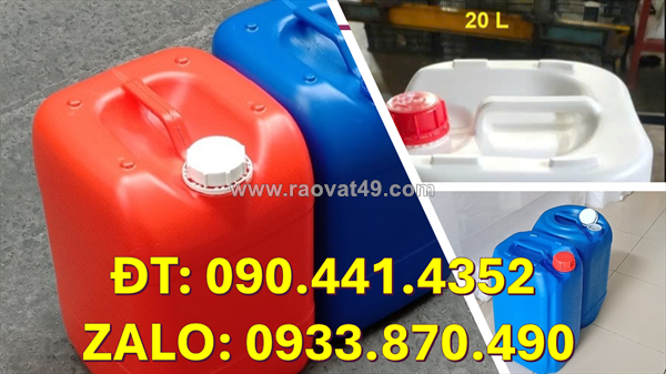 Sx can nhựa 20 lít đựng dược phẩm, can nhựa 22 lít màu đen, can nhựa 24 lít đựng chất thải lây nhiễm