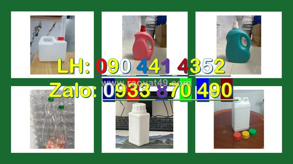 Sx can nhựa 5 lít loại dày, can nhựa hdpe đựng hóa chất 2 lít, can nhựa 1 lít đựng hóa chất nông nghiệp