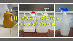 Sx can nhựa 500ml đựng thuốc thú y dạng gel, can nhựa 1 lít đựng mỹ phẩm dạng kem, can nhựa vuông 2 lít dày