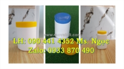Sx hủ nhựa 200gr đựng hóa chất dạng gel, hủ nhựa 250g nắp garenti, hủ nhựa 500g nắp vặn đựng dược phẩm