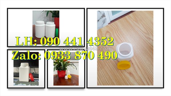 Sx hủ nhựa 250g đựng bột ăn dặm, hủ nhựa 0.5 ký vuông đựng đồ ăn vặt, hủ nhựa 1 ký đựng thảo dược