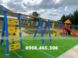Thang vận đông mầm non, thang leo xích đu liên hoàn trẻ em