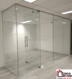 Thi công và lắp đặt vách kính văn phòng đẹp, hiện đại tại hà nội