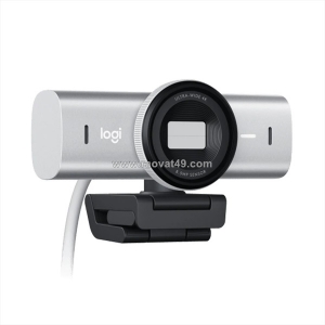 Thiết bị họp trực tuyến/ webcam logitech mx brio 4k 2160p uhd (pale grey)