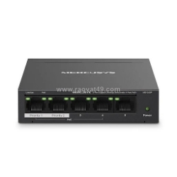 Thiết bị mạng/switch mercusys ms105gp 5 cổng gigabit với 4 cổng poe+