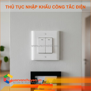 Thủ tục nhập khẩu công tắc điện