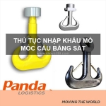 Thủ tục nhập khẩu mỏ móc cẩu bằng sắt