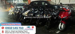 Thuê xe máy nha trang uy tín chỉ từ 80k xe mới