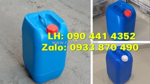 Thùng 20 lít nhựa hdpe, can nhựa 22 lít tròn đựng mực, can nhựa 25 lít đựng thuốc trừ sâu