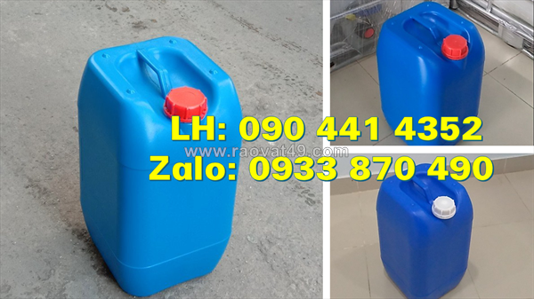 Thùng 20 lít nhựa hdpe, can nhựa 22 lít tròn đựng mực, can nhựa 25 lít đựng thuốc trừ sâu