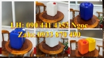 Thùng nhựa 20 lít đựng xăng, can nhựa 22 lít chứa cồn, can nhựa 24 lít đựng dầu nhớt
