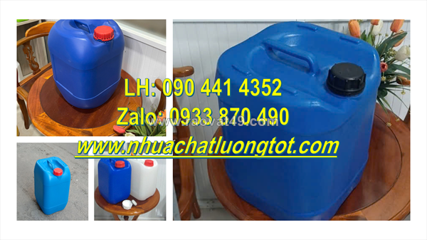 Thùng nhựa 22 lít đựng chất lỏng y tế, can nhựa 25 lít đựng hóa chất mỹ thuật, can nhựa 30l đựng rượu
