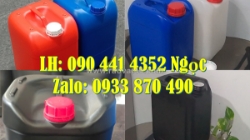 Thùng nhựa 24 lít vuông đựng bazơ, can nhựa 25 lít xanh đựng hóa chất, can nhựa 30 lít đựng chất thí nghiệm