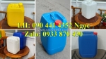 Thùng nhựa vuông 25l đựng kiềm thổ, can nhựa 30 lít đựng axit photphoric