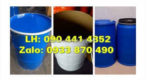 Thùng phuy nhựa 120 lít đựng chất phụ trợ ngành nội thất, thùng phuy nhựa 100 lít đựng thực phẩm gia súc