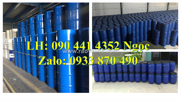 Thùng phuy nhựa 120 lít đựng hóa chất công nghiệp, vỏ thùng phuy sắt 220 lít đựng hóa chất ngành thủy sản