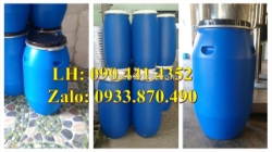 Thùng phuy nhựa 160 lít đai sắt, thùng phuy nhựa 120 lít đựng dầu, thùng phuy nhựa 100 lít đựng nhớt