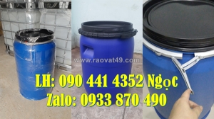 Thùng phuy nhựa 220 lít đựng thực phẩm, thùng phuy nhựa 150 lít đựng nhớt, thùng phuy nhựa 120 lít đựng dầu