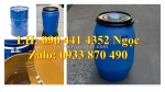 Thùng phuy nhựa 220 lít nắp kín, thùng phuy nhựa 120 lít giá rẻ, thùng phuy nhựa 60l tại xưởng