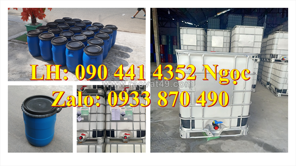 Thùng phuy nhựa 220 lít nắp kín, thùng phuy nhựa 120 lít giá rẻ, thùng phuy nhựa 60l tại xưởng
