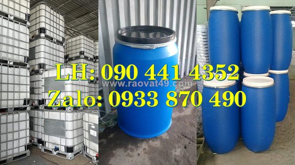 Thùng phuy nhựa 30 lít đựng dược phẩm, thùng phi nhựa 50 lít đựng hóa chất chống oxy hóa