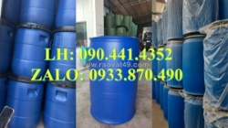 Thùng phuy nhựa 60 lít đựng chất lỏng hóa học, thùng phuy nhựa 120 lít đựng thành phần hóa học