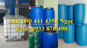 Thùng phuy sắt 220 lít có tráng men, thùng phuy sắt đựng hóa chất dễ cháy, thùng phuy sắt 220l nắp kín