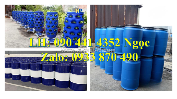 Thùng phuy sắt 220 lít đựng dung môi dễ cháy, thùng phuy sắt đựng dung dịch góc dầu, thùng phuy sắt đựng xăng sinh học