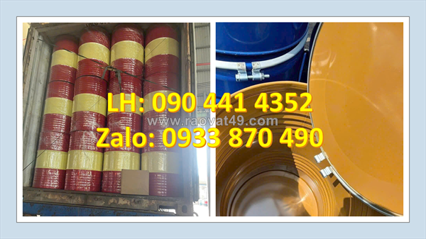 Thùng phuy sắt 220 lít đựng hóa chất, thùng phuy sắt nắp kín, thùng phuy sắt nắp hở 220 lít