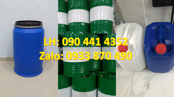 Thùng phuy sắt 220 lít đựng hóa chất, thùng phuy sắt nắp kín, thùng phuy sắt nắp hở 220 lít