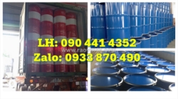 Thùng phuy sắt cũ đựng axit có tráng men, thùng phuy sắt 220 lít đựng hóa chất ngành gia dụng