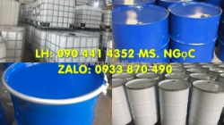 Thùng phuy sắt đựng hóa chất 220 lít giá rẻ, thùng phuy sắt 220 lít cũ màu trắng, vàng, đỏ, xanh lá..