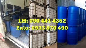 Thùng phuy sắt đựng xăng, thùng phi sắt 220 lít đựng hóa chất xây dựng, thùng phuy sắt đựng dầu